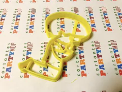 cortante galletita fondant nene rezando 08 cms comunion bautismo C485