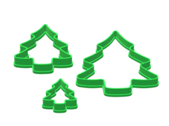 CORTANTE SET ARBOL PINO NAVIDAD 2019 X03 U 10/6/3.5CMS ALTO C1891 en internet