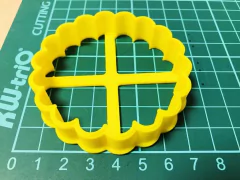 cortante galletita blonda 7 cms redonda marquito shape C517 - comprar online