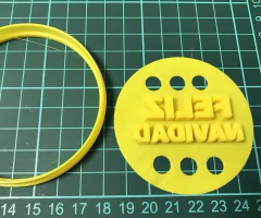 cortante galletitas feliz navidad cookie 7,5 cms C580 en internet