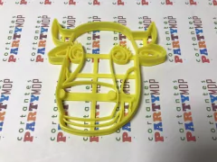 cortante galletita vaca head granja de zenon x 08 cm C395