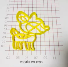 cortante galletita bambi ciervo 09 cms animales bosque C1186 - comprar online