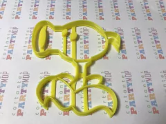 cortante galletitas planta guisantes plantas vs zombies 09 cms C379