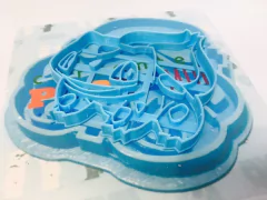 cortante molde galletitas pokemons bulbasur pokemon 08 CMS C009