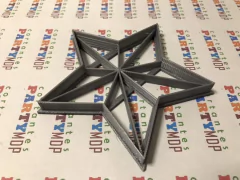 cortante galletita estrella party navidad 09 cms C511