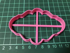 cortante galletitas marquitos 9x6 shape mod 003 C838 - cortantesparty