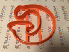 cortante galletitas letra G mayuscula cooper black 08 cms C312