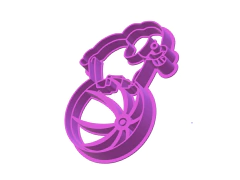 CORTANTE GALLETITA ELEFANTE CIRCO 8.5X6CMS ANCHO C1931