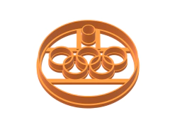 CORTANTE GALLETITA MEDALLA OLIMPICA 8X8 CMS C/PERFORANTE C1718 - comprar online