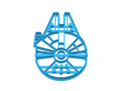 CORTANTE GALLETITA NAVE STAR WARS 10 CMS ALTO C1927