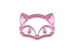 CORTANTE GALLETITA ZORRO HEAD HAPPY 10X8,5CMS ALTO C1964 - cortantesparty