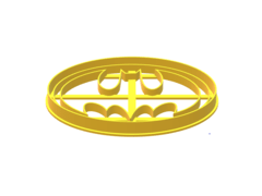 CORTANTE GALLETITA ESCUDO BATMAN 9X 6.5 CMS ALTO SUPERHEROES C018 en internet