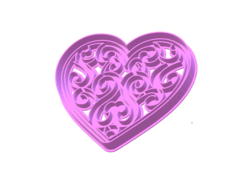 CORTANTE CORAZON MANDALAS 10X9 CMS ALTO C1987 SAN VALENTIN