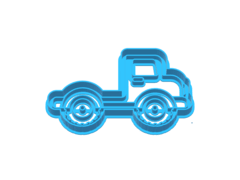 CORTANTE CAMION MOD A 9.5 X 5.5 CMS ALTO C1981
