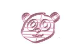 CORTANTE REPOSTERIA CARA OSO PANDA 11 X 9 CMS ALTO C2204 - comprar online