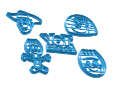 Set Cortantes galletitas 3d toy story x 05 u buzz budy - tienda online