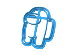 CORTANTE REPOSTERIA AMONG US CLASICO 9 X 7 CMS ANCHO 2 PARTES C2328 en internet