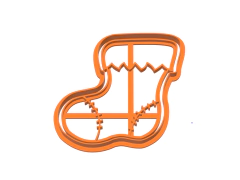 CORTANTE REPOSTERIA BOTA NAVIDAD 8 X9 CMS ANCHO C2279