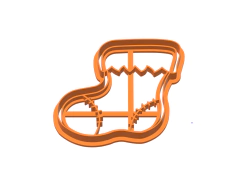 CORTANTE REPOSTERIA BOTA NAVIDAD 8 X9 CMS ANCHO C2279 - comprar online