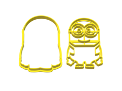 CORTANTE GALLETITA MINIONS MOD B 2 PARTES 09 CMS ALTO C2637 - comprar online