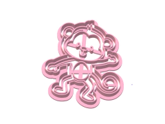 CORTANTE MONO HAPPY 9 X 8 CMS ANCHO 2 PARTES SELVA C2222