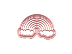 CORTANTE GALLETITA 3D ARCO IRIS NUBE FONDANT CERAMICA C2470