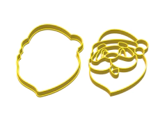 8CORTANTE PAPA NOEL HAPPY 10X8 CMS (2 PARTES) C2241 NAVIDAD - comprar online