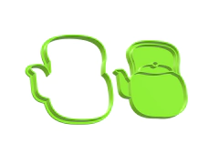 CORTANTE PAVA MATE COCINA 2 PARTES 8 X 8 CMS C2731 en internet
