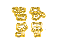 CORTANTES SET ANIMALES BOSQUE HAPPY 6CM ALTO X 04U C2210 - comprar online