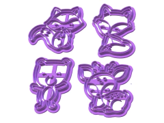 CORTANTE SET ANIMALES BOSQUE HAPPY 09 CMS X 04U C2215 en internet