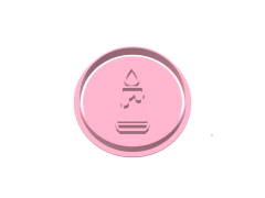 CORTANTE NAVIDAD SELLO REDONDO VELA 6X6 CMS C2308 COOKIE en internet