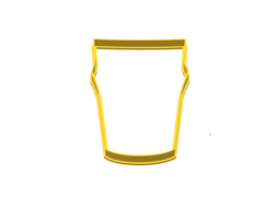 CORTANTE REPOSTERIA VASO PINTA CERVEZA 12 X 8 CMS ANCHO C2155