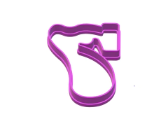 CORTANTE GALLETITAS NUMERO SIETE HAPPY X 08 CMS ALTO FONDANT C1780 - comprar online