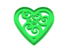 CORTANTE CORAZON GOTICO 8,5X8,5 CMS C1992 SAN VALENTIN en internet