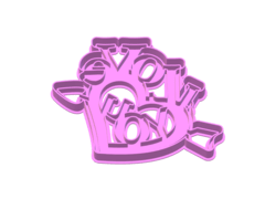 CORTANTE LOVE Y FLECHA DIA ENAMORADOS 11X9 CMS ALTO C1994 en internet
