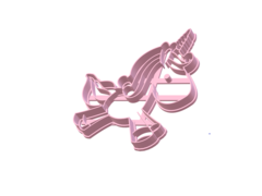cortante moldes galletitas unicornio happy 08 cms C042 en internet