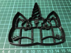 cortante galletitas unicornio flower head 10 cms C525 unicornios - comprar online