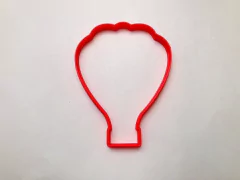 cortante galletita globo aerostatico camet siluette 12 cms alto C1494