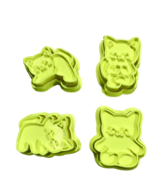 CORTANTES SELLOS MINI GATOS X 04 UNIDADES C2778