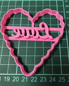 cortante borla love corazon 08 cms C810 san valentin - comprar online
