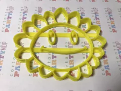 cortante galletitas girasol plantas vs zombies 09 cms C378