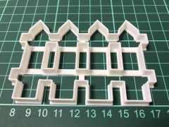 cortante galletitas fondant cerco 09 x 06 cms C498 - comprar online