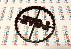 cortante galletitas borla love text 08 cms C806