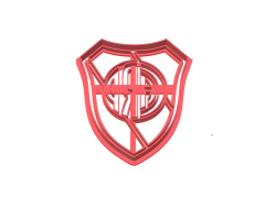 CORTANTE REPOSTERIA ESCUDO RIVER 10 X 9 CMS ANCHO 2 PARTES C2235 - comprar online