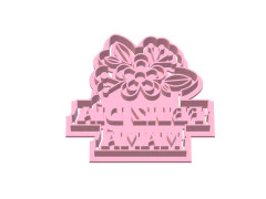 CORTANTE REPOSTERIA FELIZ DIA MAMA MARQUITO 8 X8 CMS C2254