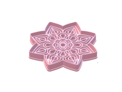 CORTANTE GALLETITA MANDALA MOD A 8X8 CMS C1910 FONDANT - comprar online