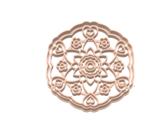 CORTANTE GALLETITA MANDALA MOD B 8X8 CMS C1911 FONDANT