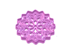 CORTANTE GALLETITA MANDALA MOD D 8X8 CMS C1913 FONDANT - comprar online
