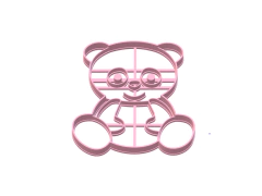 CORTANTE REPOSTERIA OSO PANDA NEW 10 X 9,5 CMS ANCHO C2205