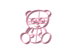 CORTANTE REPOSTERIA OSO PANDA NEW 10 X 9,5 CMS ANCHO C2205 - comprar online